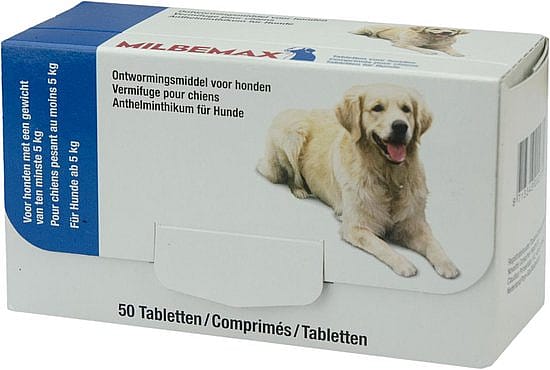 Milbemax Grote Hond Ontwormingstabletten 50 tabletten