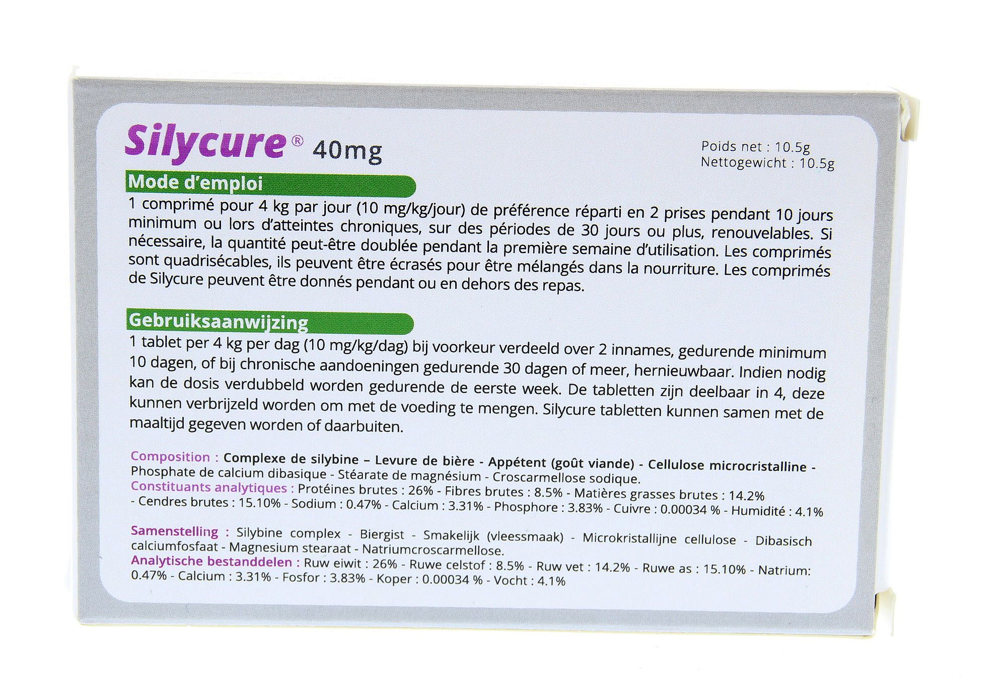 Silycure Fendigo 2 x 30 tabletten - 40 mg