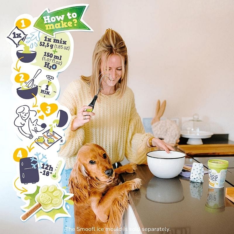 Smoofl Honden IJsmix 160 gram Appel