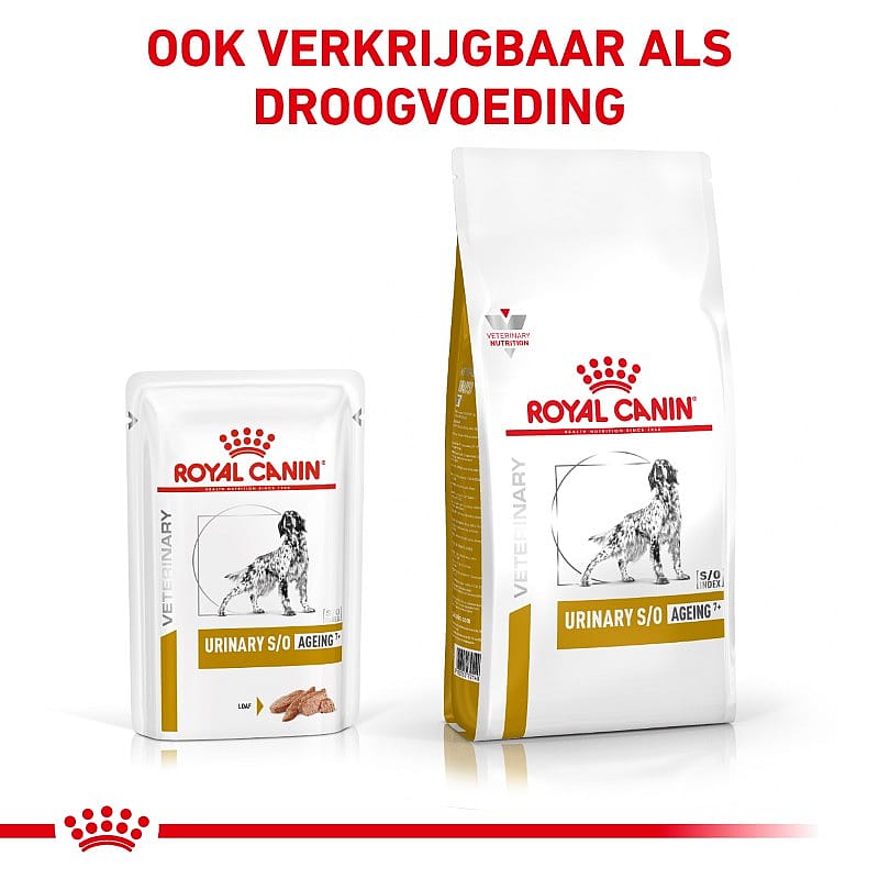 Royal Canin Urinary S/O Ageing 7+ Hond 12 x 85 gram maaltijdzakjes - Loaf