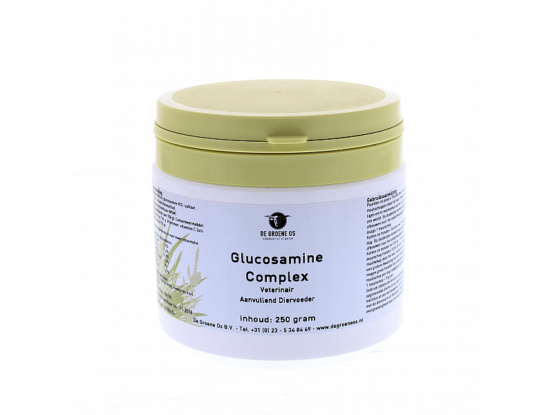 Groene Os Glucosamine Complex Hond Kat 250 gram