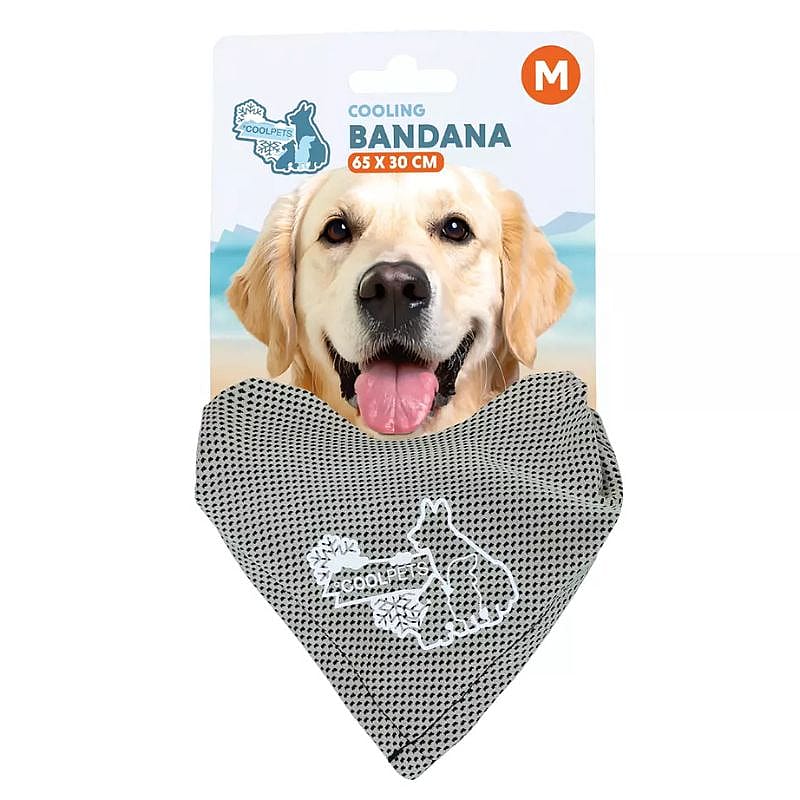 hond bandana, bandana voor hond, koelbandana, mesh patroon, 60x30 cm