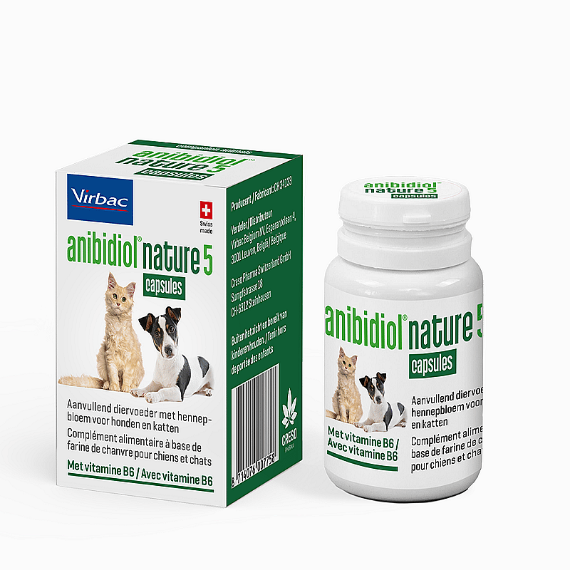 Anibidiol Nature Capsules 5 Hond Kat - 60 stuks