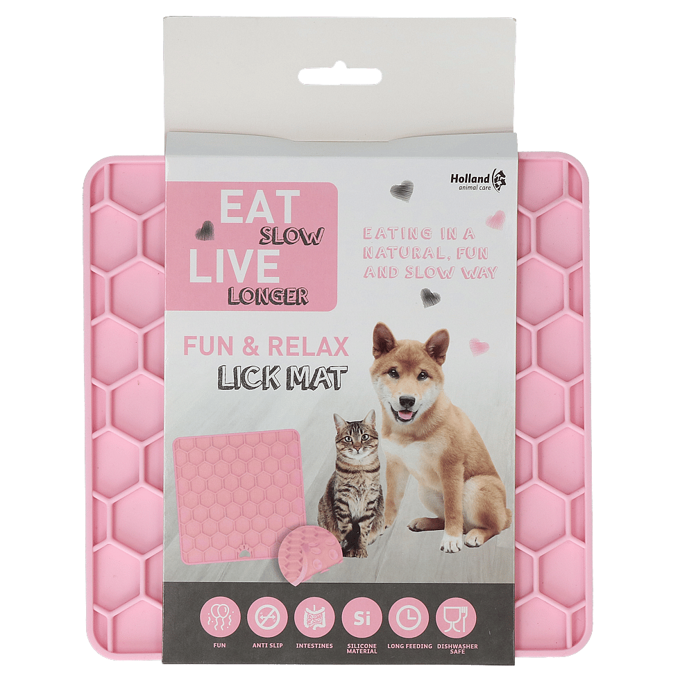 Eat Slow Live Longer Honeycomb Lick Mat