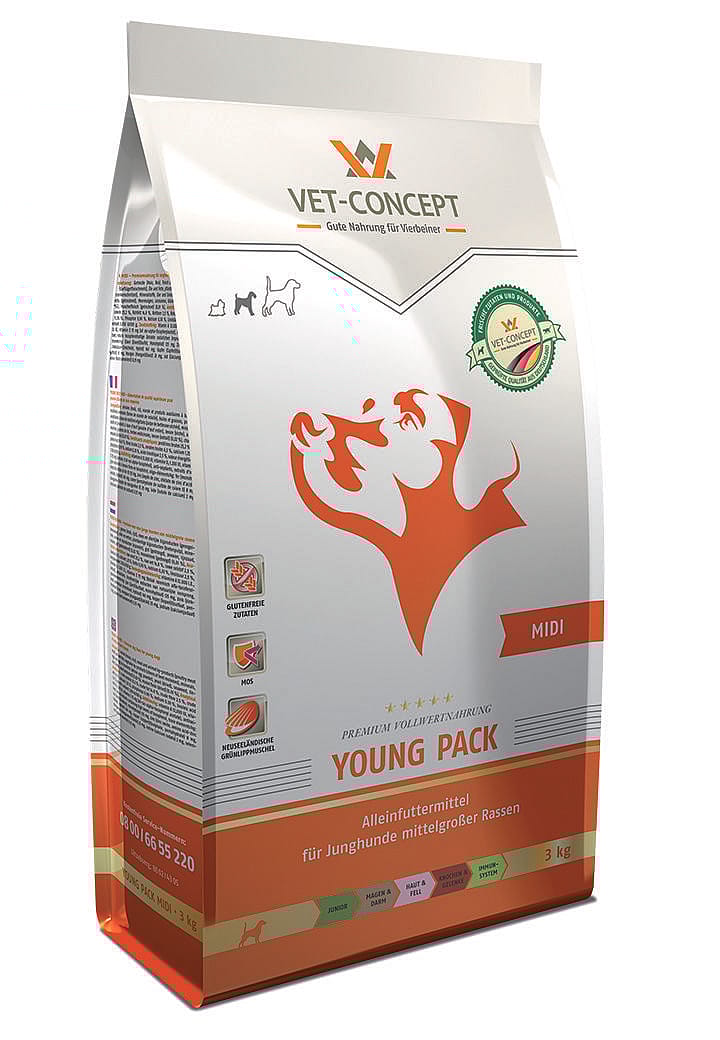 Vet-Concept Young Pack Puppyvoer 10 kg - Midi