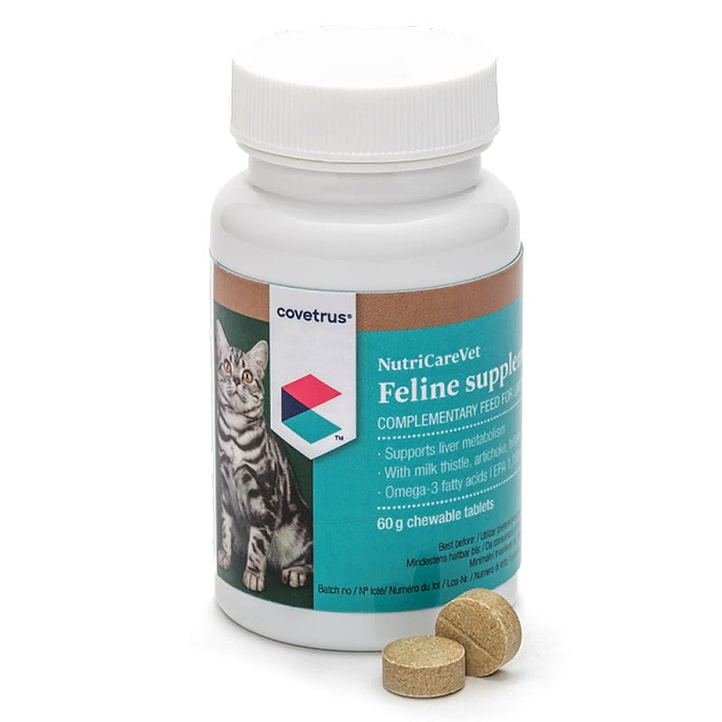 NutriCareVet Liver Support Kat 80 kauwtabletten