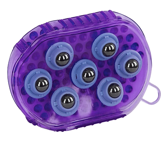 Borstel Magneet Massage Paard Paars