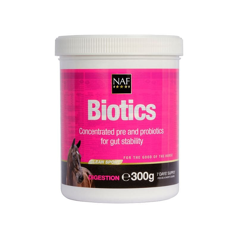 NAF Biotics – Pre- en probiotica voor darmgezondheid bij paarden 300 gram