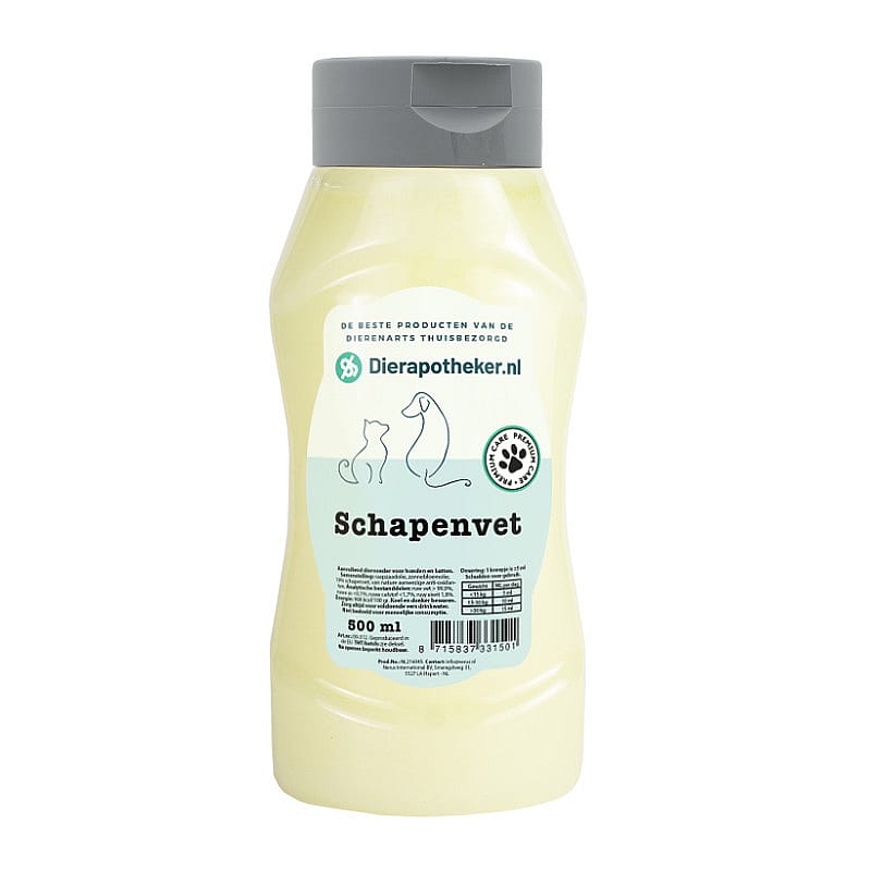 Dierapotheker Schapenvet Knijptube 500 ml