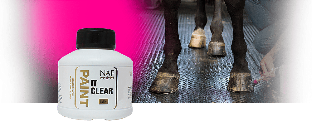 NAF Paint It Clear 250 ml – Transparante hoeflak voor paarden