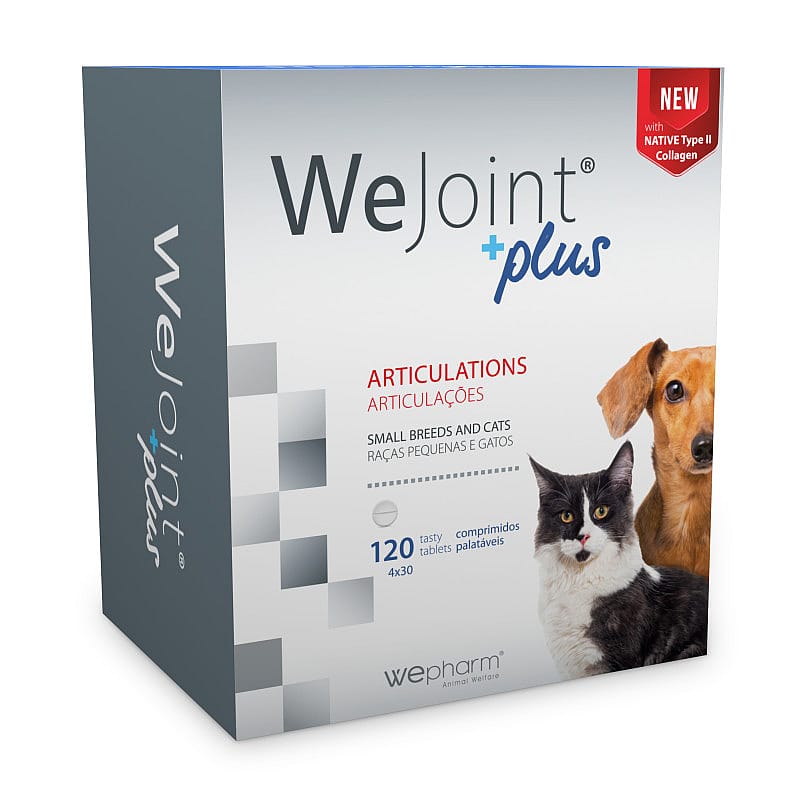 Wepharm WeJoint Plus Gewrichten 120 tabletten Small breed hond & kat