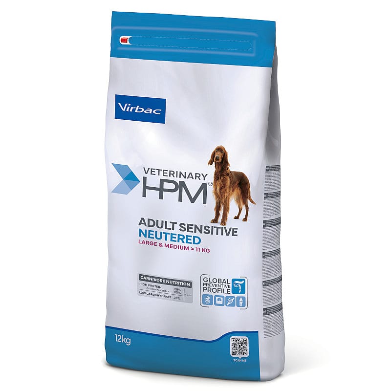 HPM Adult Sensitive Neutered Dog Large & Medium 12 kg