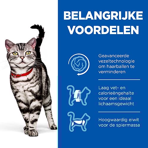 Hill's Science Plan Hairball Indoor Adult Kattenvoer Kip