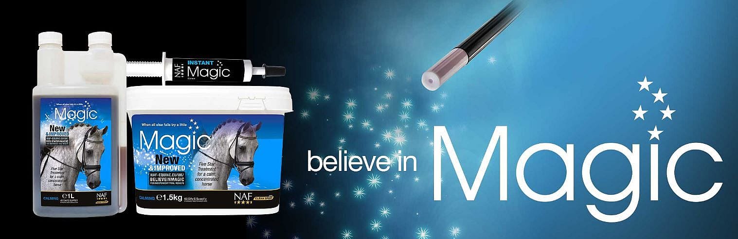 NAF Magic – Kalmeringssupplement met magnesium en kruiden voor paarden