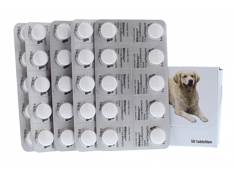 Milbemax Grote Hond Ontwormingstabletten 50 tabletten