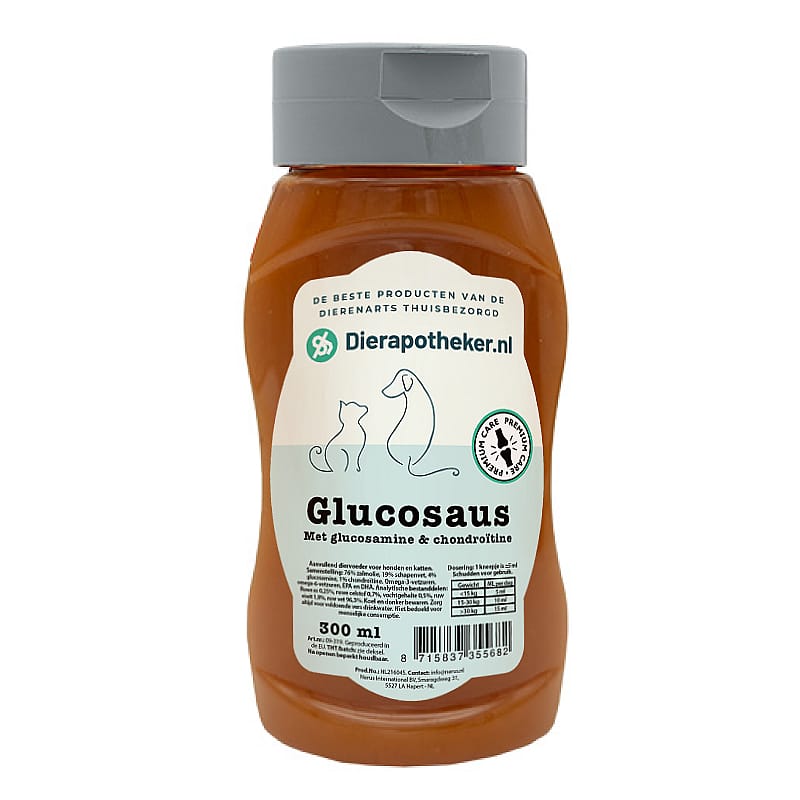 Glucosamine, Chondroitin, Dierapotheker, 300 ml, Kinder- en huisdierenvoer