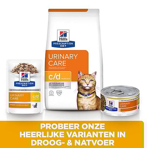 Hill's Prescription Diet CD Multicare Urinary Care Kattenvoer 8 kg - Kip