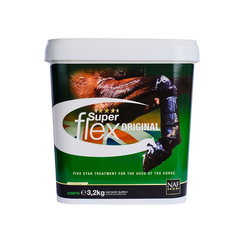 NAF Superflex Poeder – Gewrichtssupplement met glucosamine en MSM voor paarden 3.2 kg