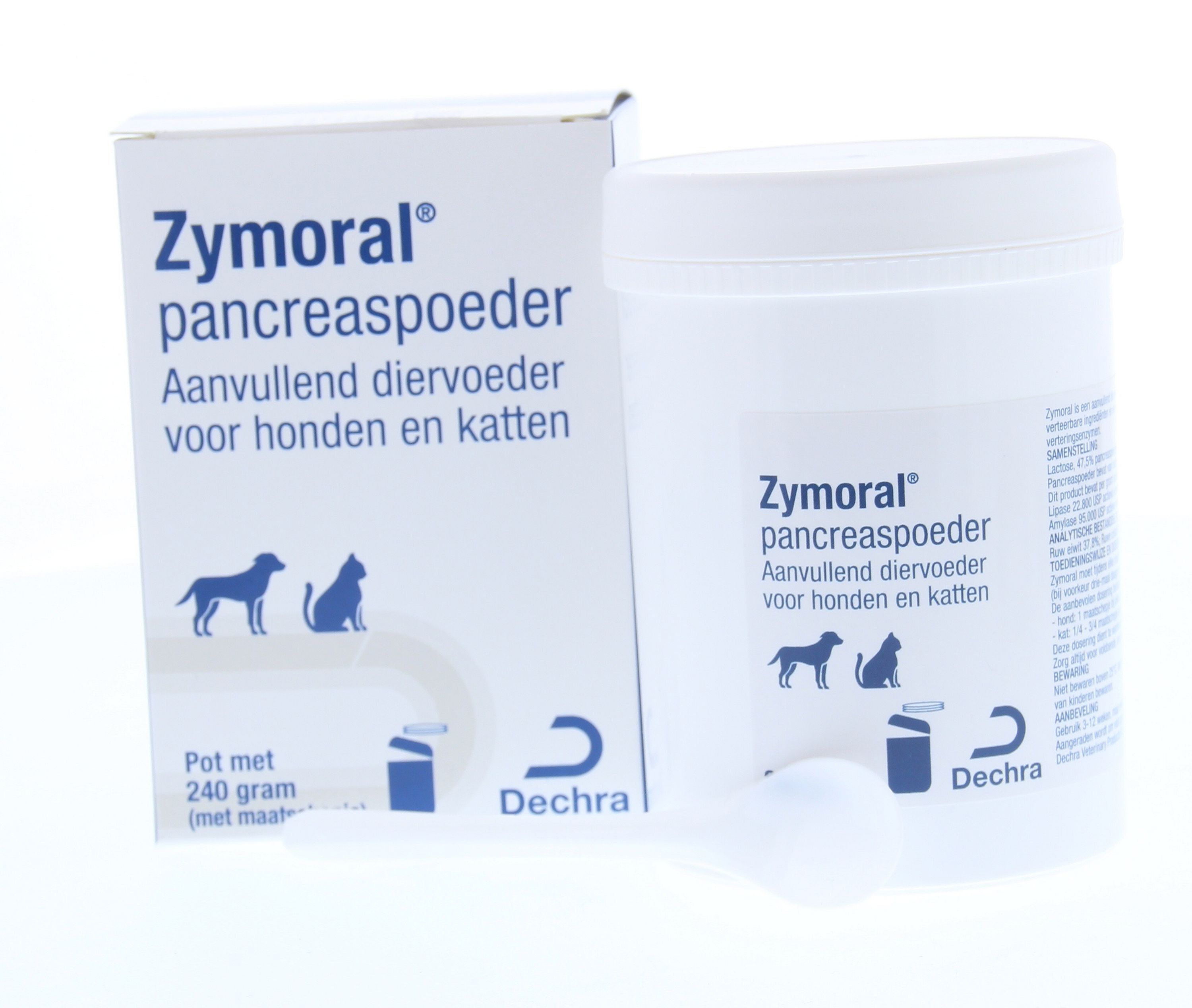 Zymoral Pancreaspoeder Hond Kat 240 gram