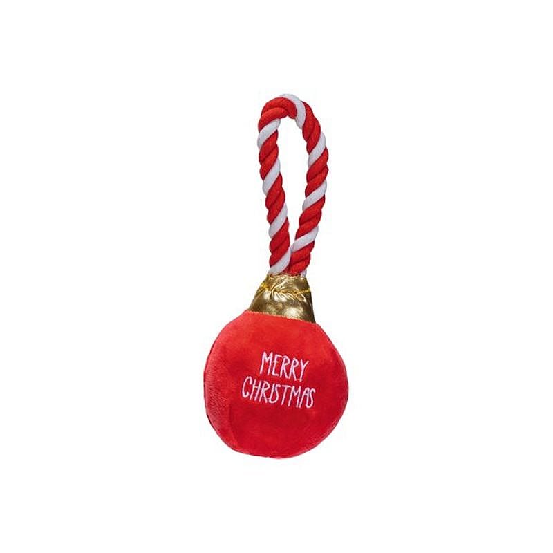 Beeztees Pluche Kerstbal Jingle Hond