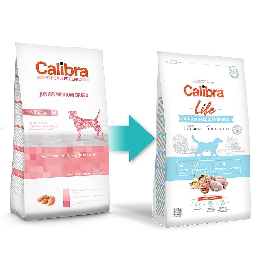 Calibra Hond Life Junior Medium Breed Chicken