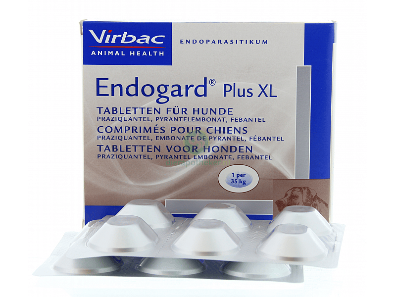 Endogard Plus XL Ontwormingstabletten Hond 12 stuks