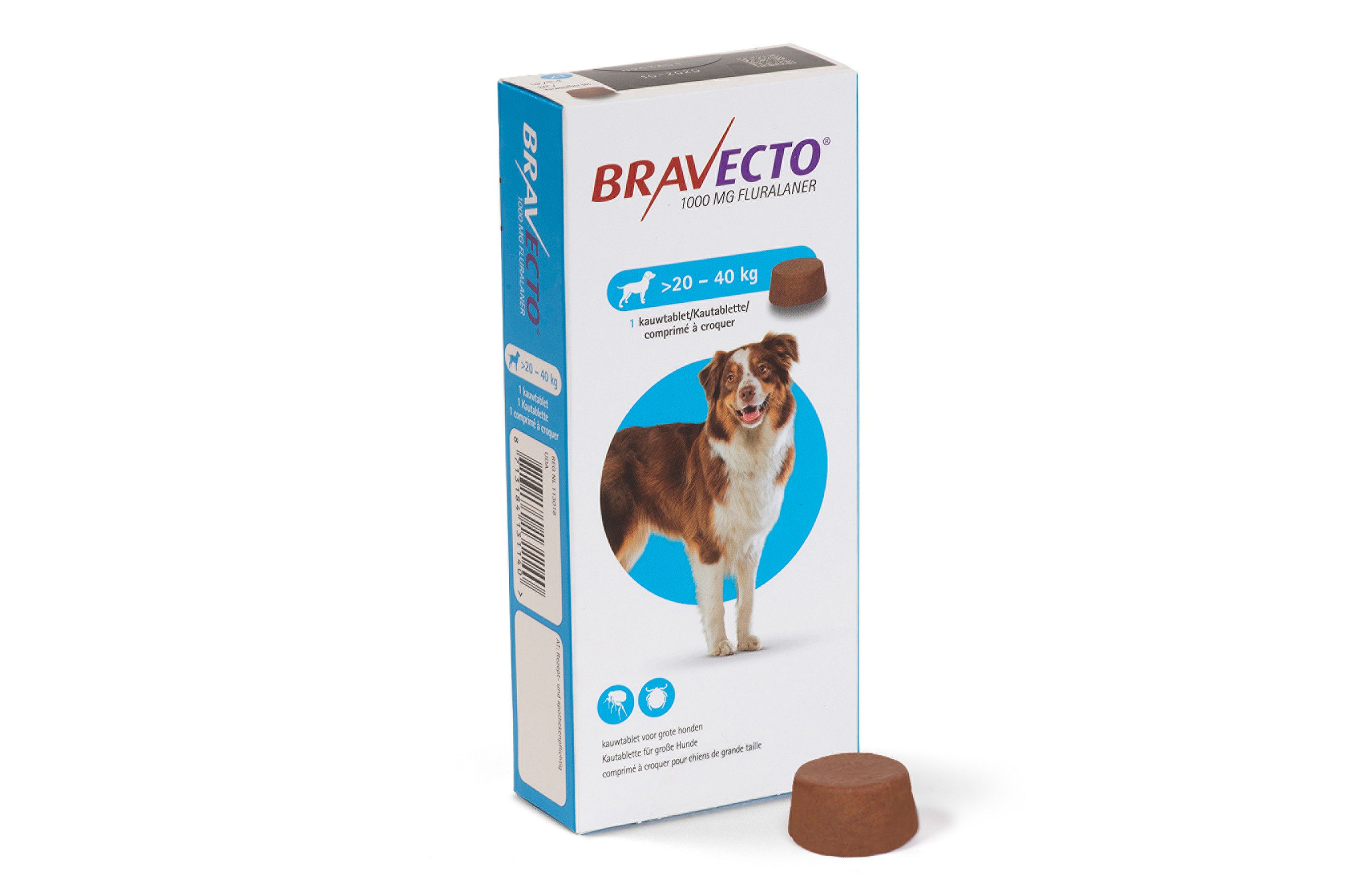 Bravecto Kauwtablet Hond