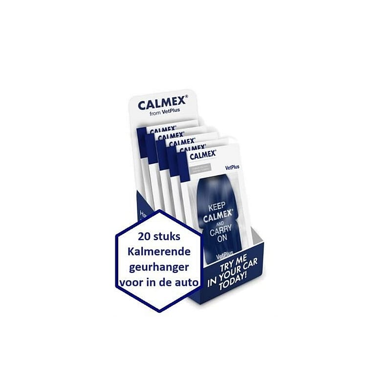 Vetplus Calmex On The Move Kalmerende Geurhanger 20 stuks