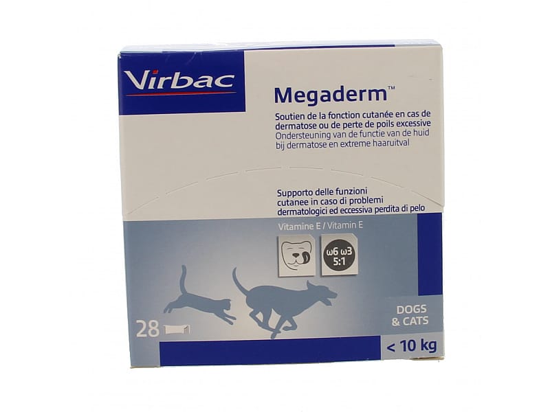 Megaderm Monodosering 28 x 4 ml - Hond Kat < 10 kg