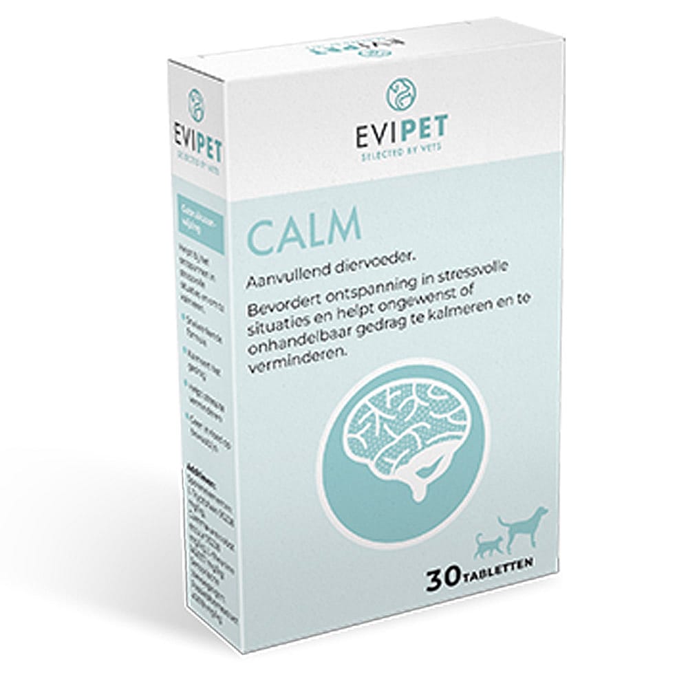 Evipet Calm Hond Kat 30 tabletten