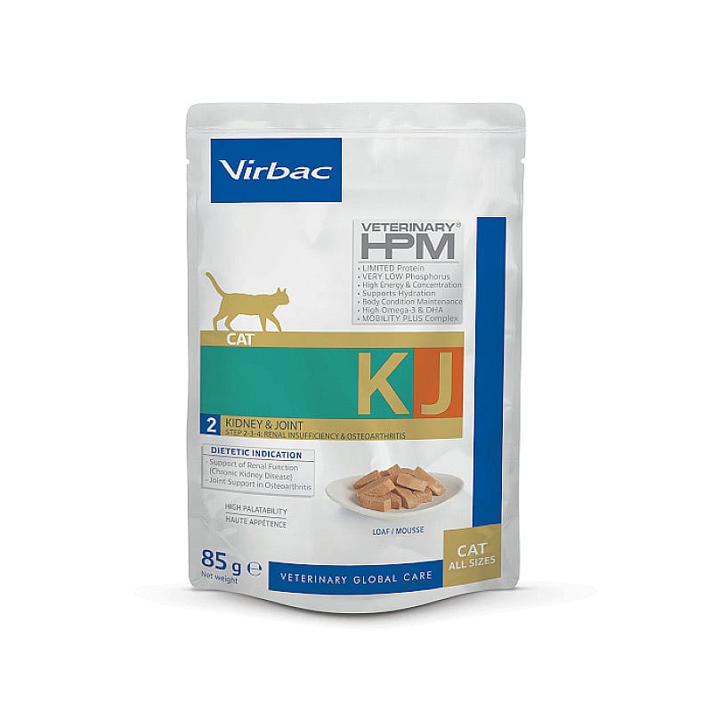 HPM Veterinary Kidney & Joint Kattenvoer 12 x 85 gram zakjes