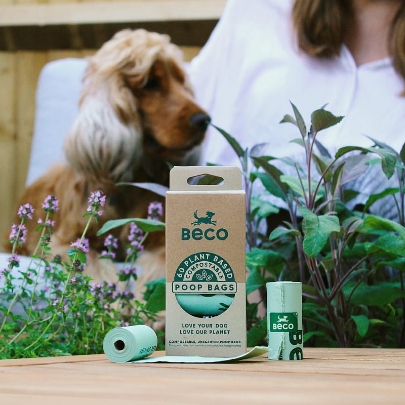 Beco Poop Bags Compostable Hond Travel pack - 48 stuks