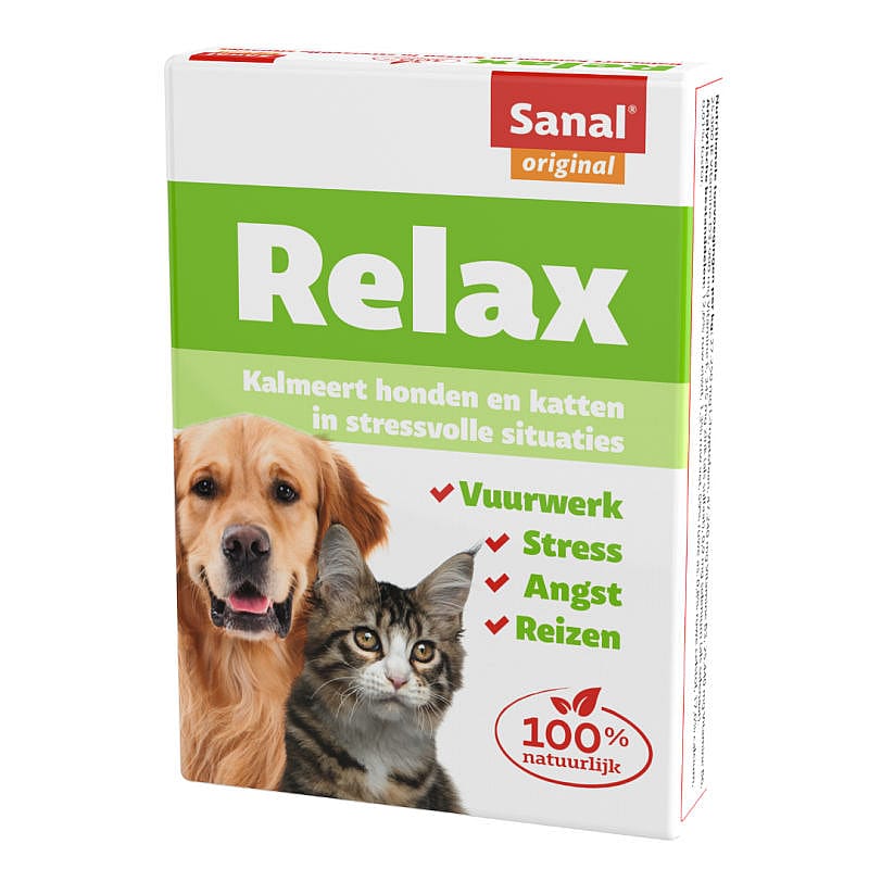 Sanal Relax Hond - Kat - 15 tabletten