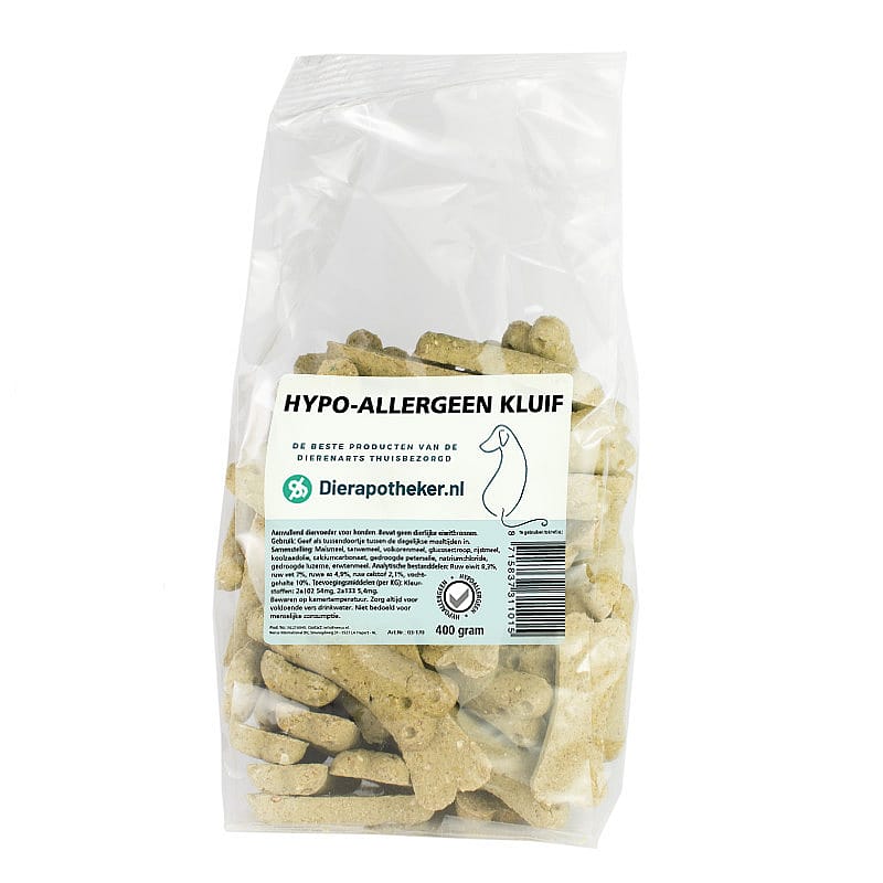 Dierapotheker Hypo-Allergeen Kluif 5 cm 400 gram