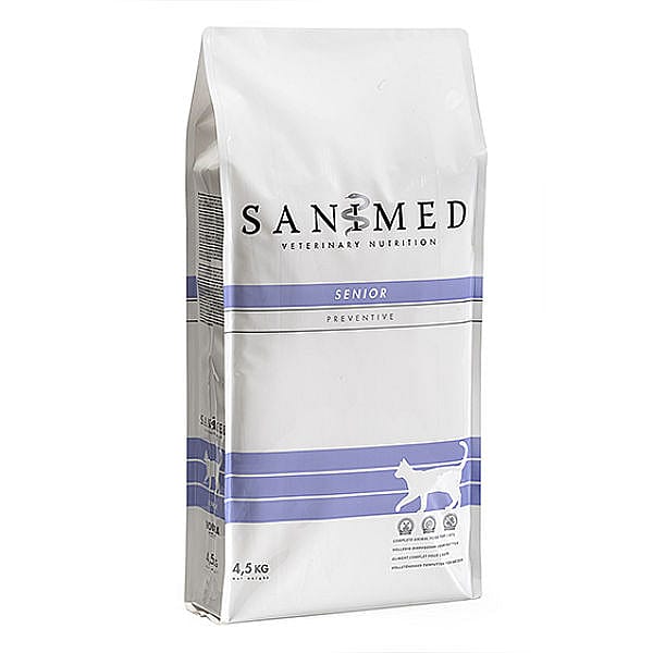 Sanimed Senior Kat: Nier & Lever Ondersteuning - Gezonde Blaas - Oudere Katten 4.5 kg