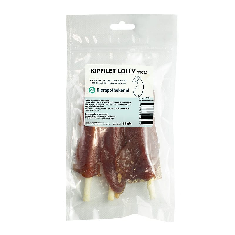 Dierapotheker Kipfilet Lolly 3 stuks