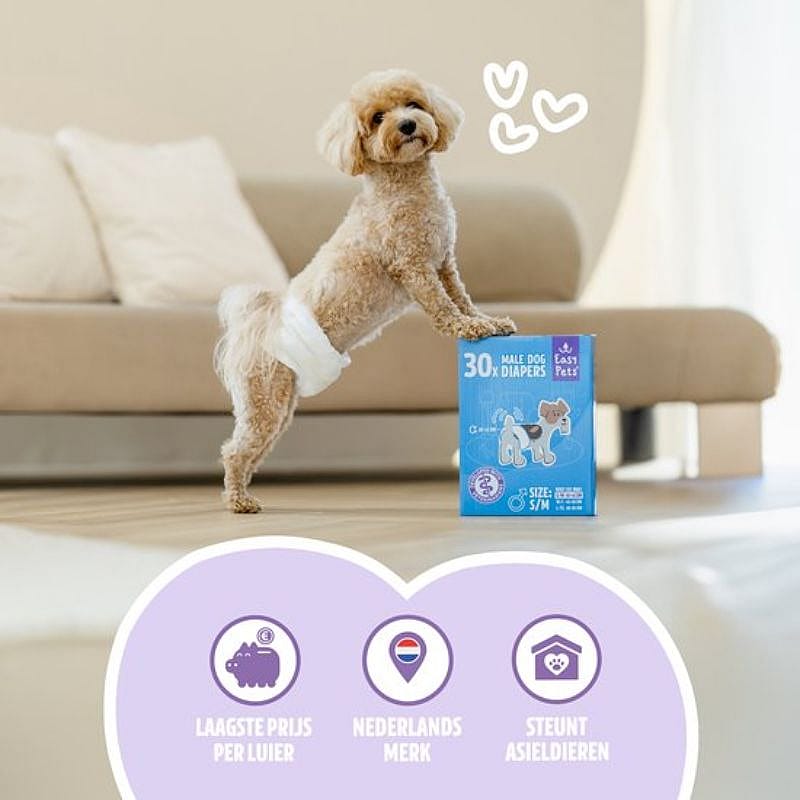 EasyPets Hondenluiers Reu Hond XS/S