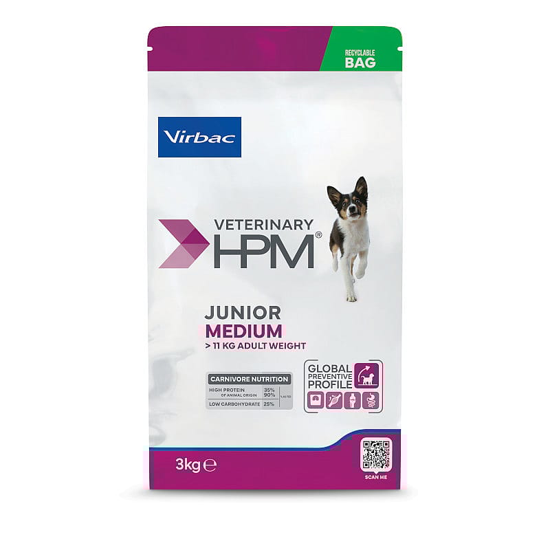 HPM Junior Medium Dog 3 kg