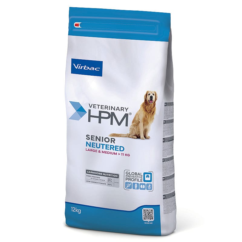 HPM Senior Neutered Dog Large & Medium 12 kg
