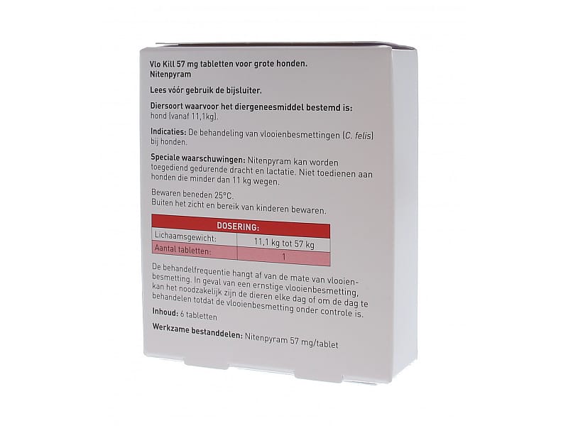 Beaphar Vlo Kill Hond en Kat Hond vanaf 11.1 kg - 6 tabletten