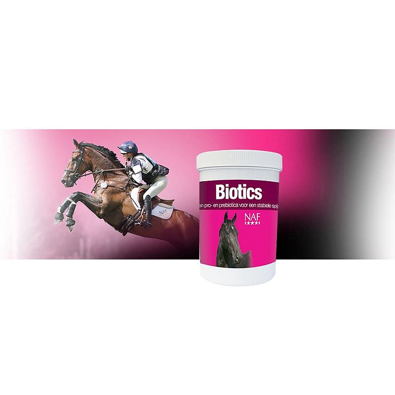 NAF Biotics – Pre- en probiotica voor darmgezondheid bij paarden 300 gram