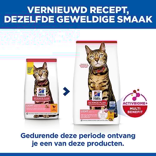 Hill's Science Plan Light Adult Kattenvoer Kip