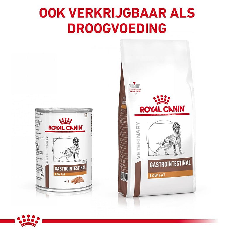 Royal Canin Gastrointestinal Low Fat Hond 12 x 420 gram blikjes