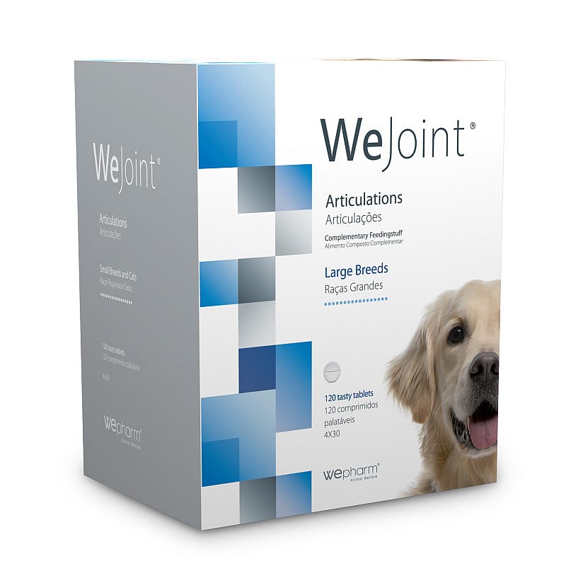 Wepharm WeJoint Gewrichten 120 tabletten Large breed hond