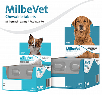 Milbevet Chewy Ontwormtablet Hond Grote/Middelgrote Hond 48 tabletten