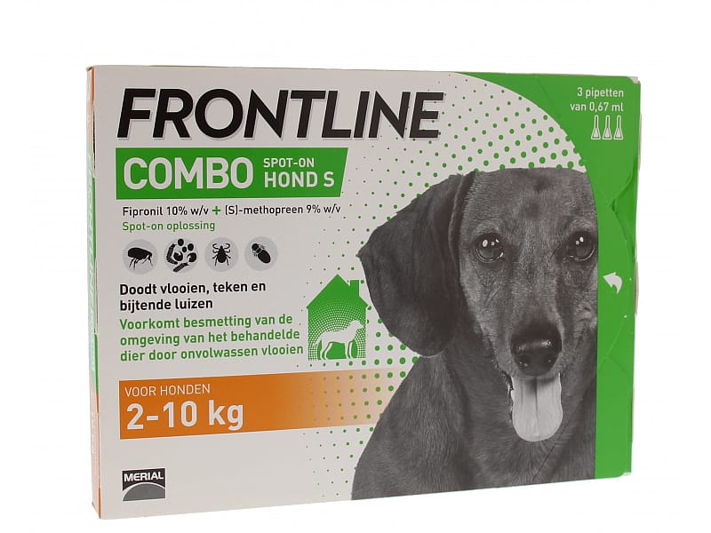 AE - Frontline Combo Hond 3 pipetten - 2-10 kg