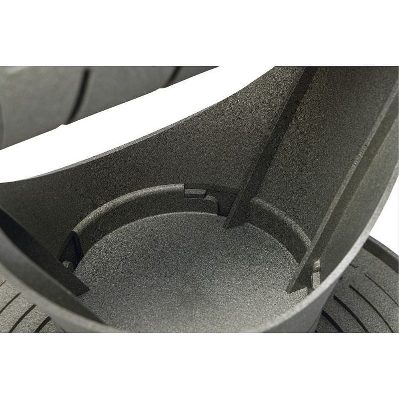 koffiezetapparaat, waterreservoir, kan, grijs, injectieverdeling