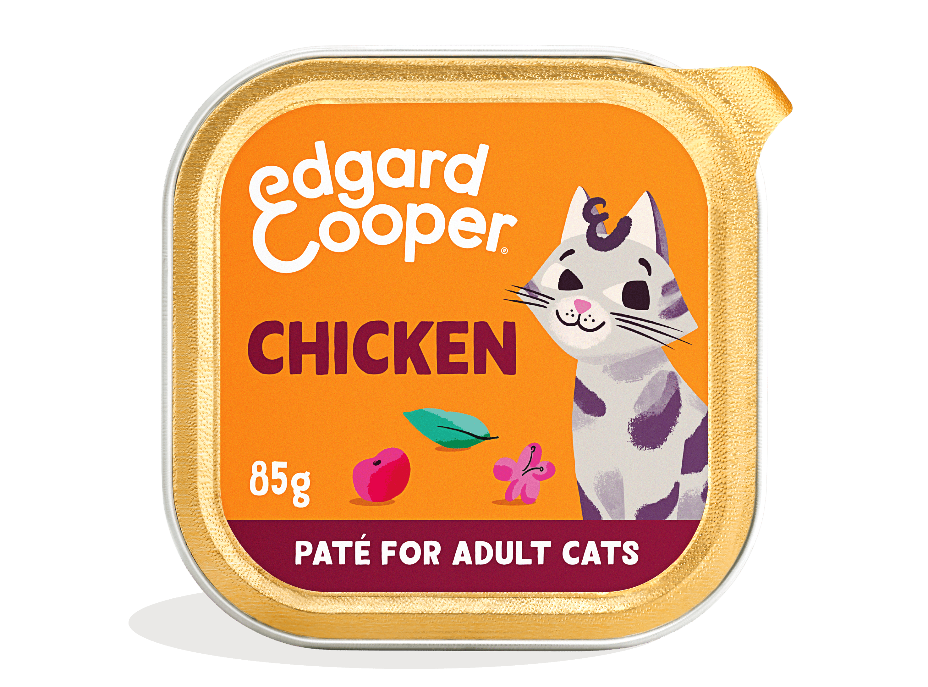 Edgard & Cooper Kuipjes Kip Pate Adult Kat 16 x 85 gram