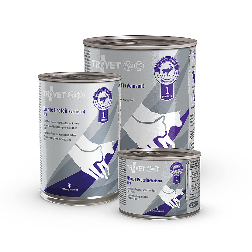 Trovet UPV Unique Protein Venison 6 x 400 gram blikjes