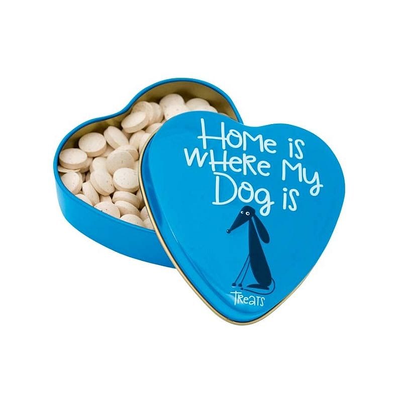 Sanal Hartenblik 'Home Is Where My Dog Is' Gistsnoepjes Hond 60 gram